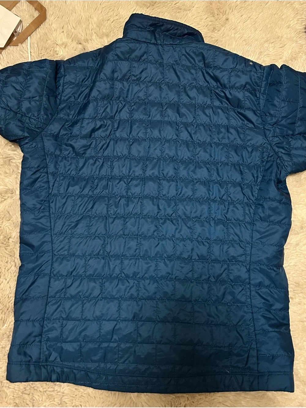 Patagonia Teal and Navy Quilted Jacket